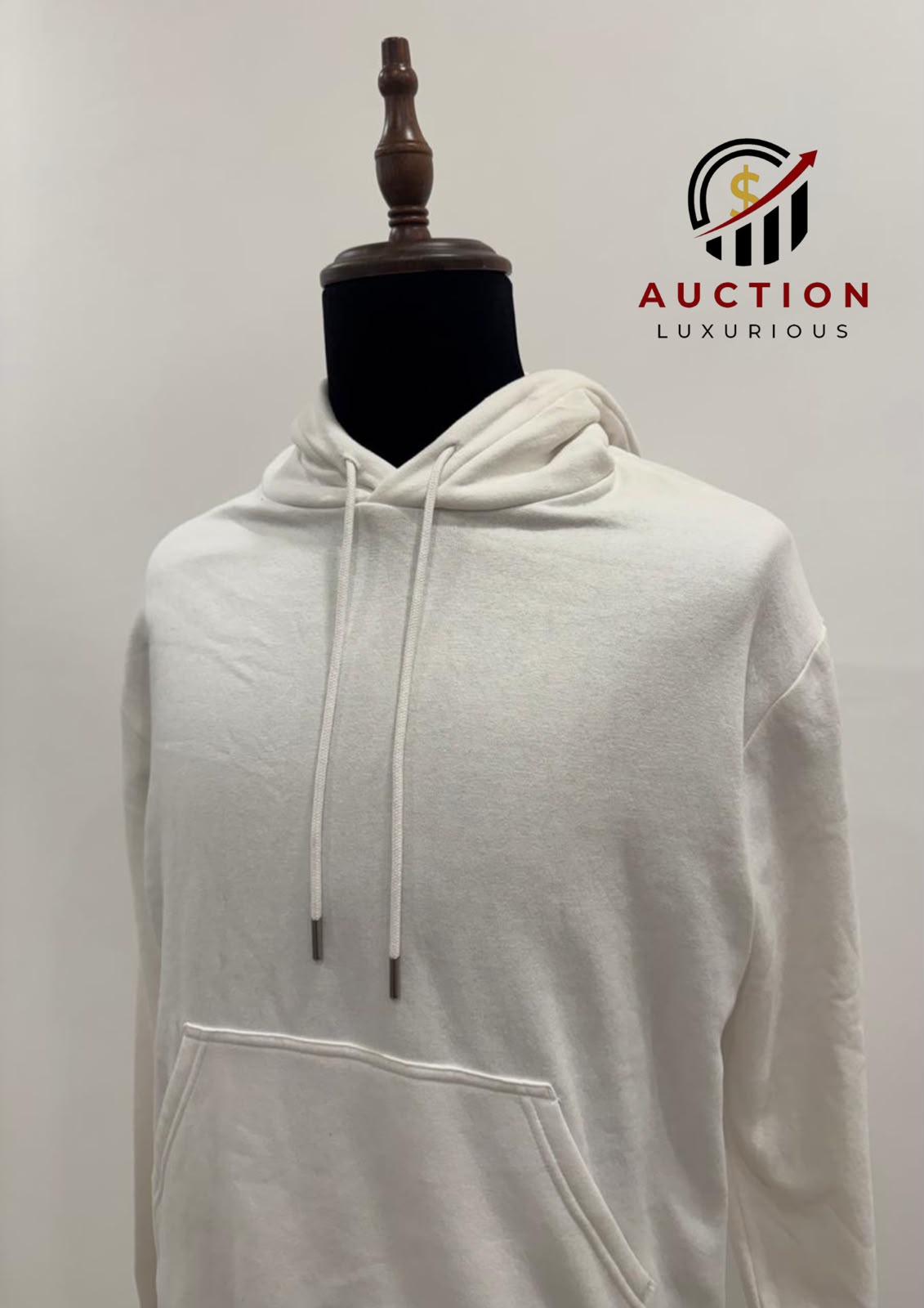 H&M WHITE HOODIE