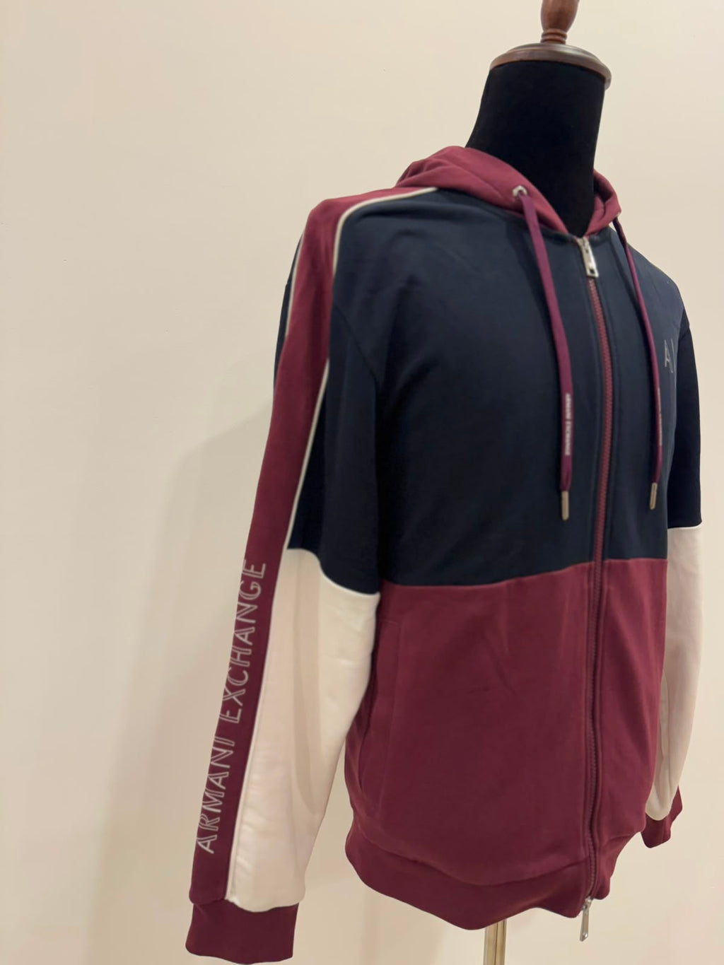 ARMANI EXCHANGE FULL ZIP UP HOODIE