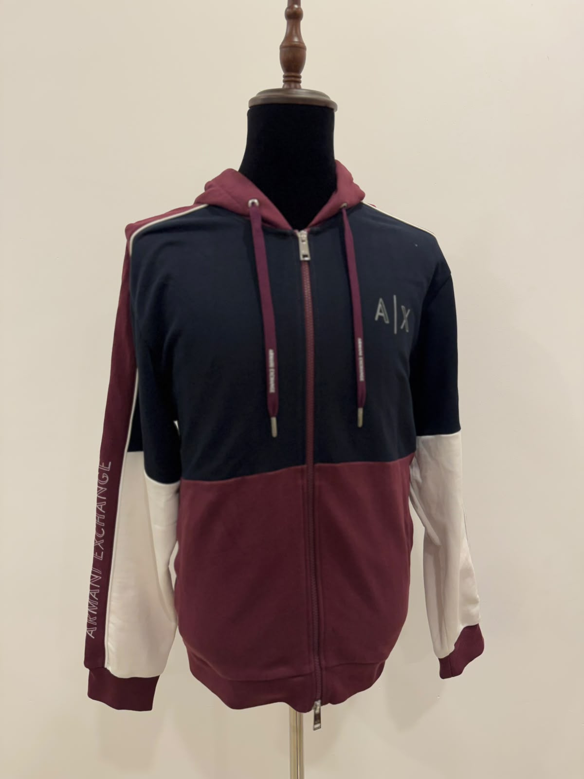 ARMANI EXCHANGE FULL ZIP UP HOODIE