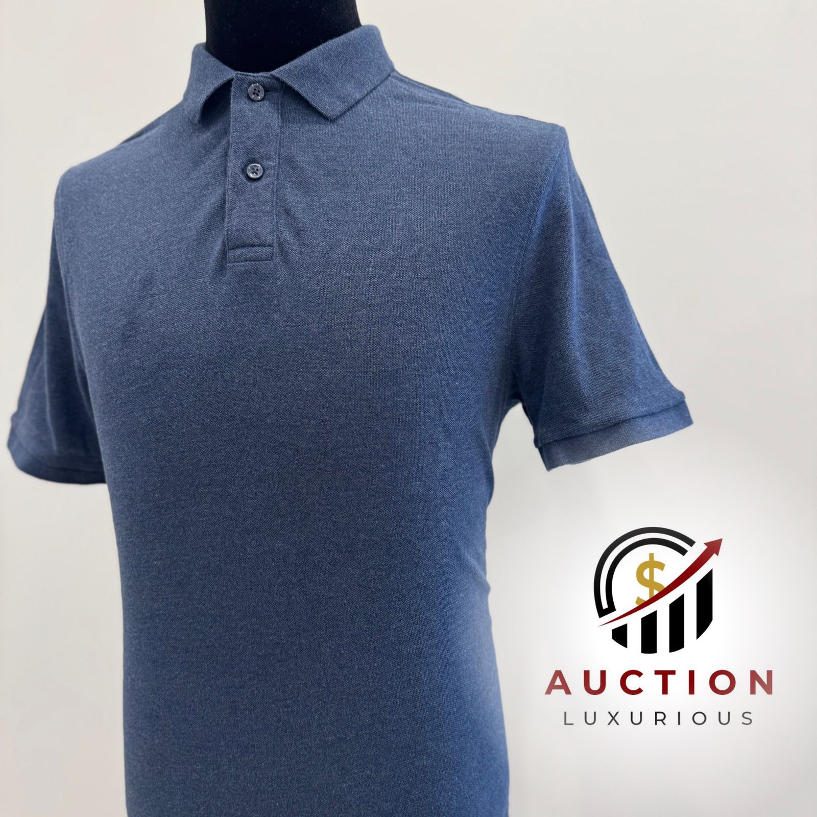 M&S BLUE POLO T-SHIRT