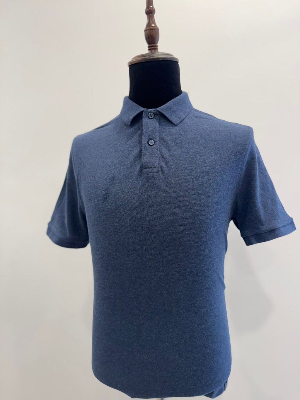 M&S BLUE POLO T-SHIRT