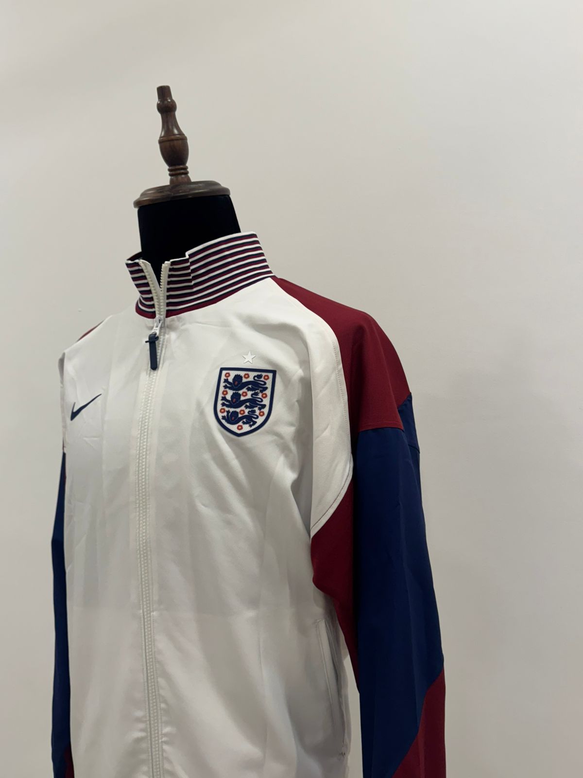 Nike England Dri-Fit Strike Anthem Jacket - White/Red/Blue