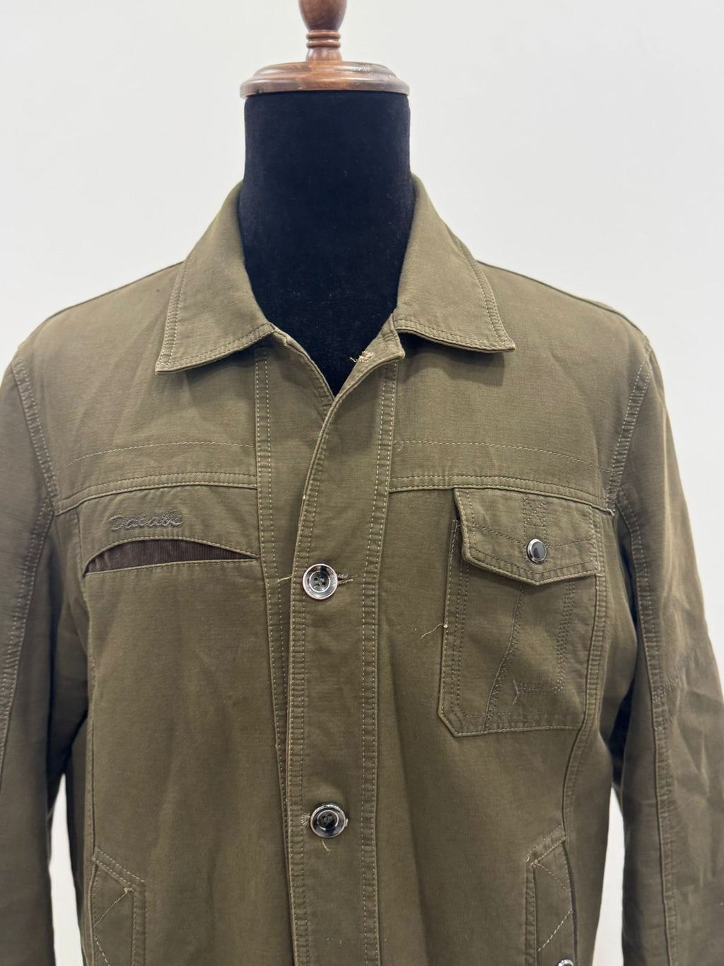 TADYIFUSHI GREEN BUTTON JACKET
