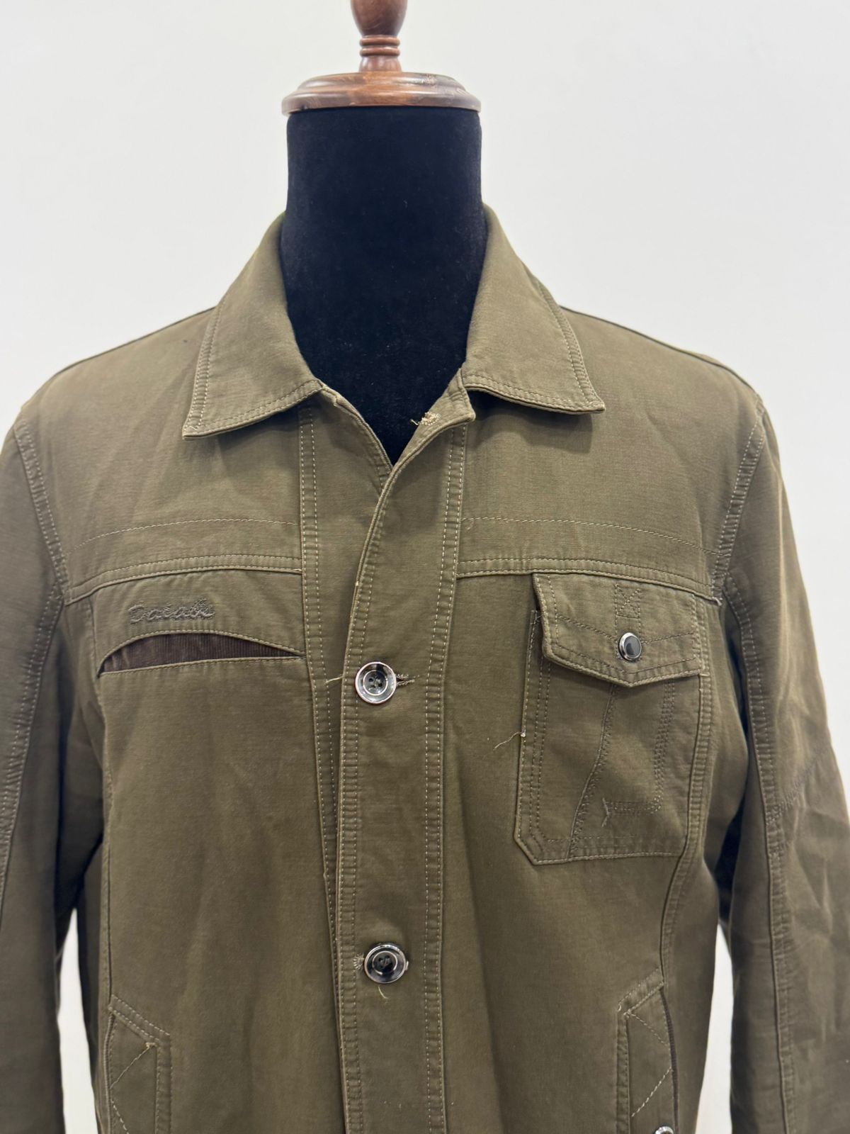 TADYIFUSHI GREEN BUTTON JACKET