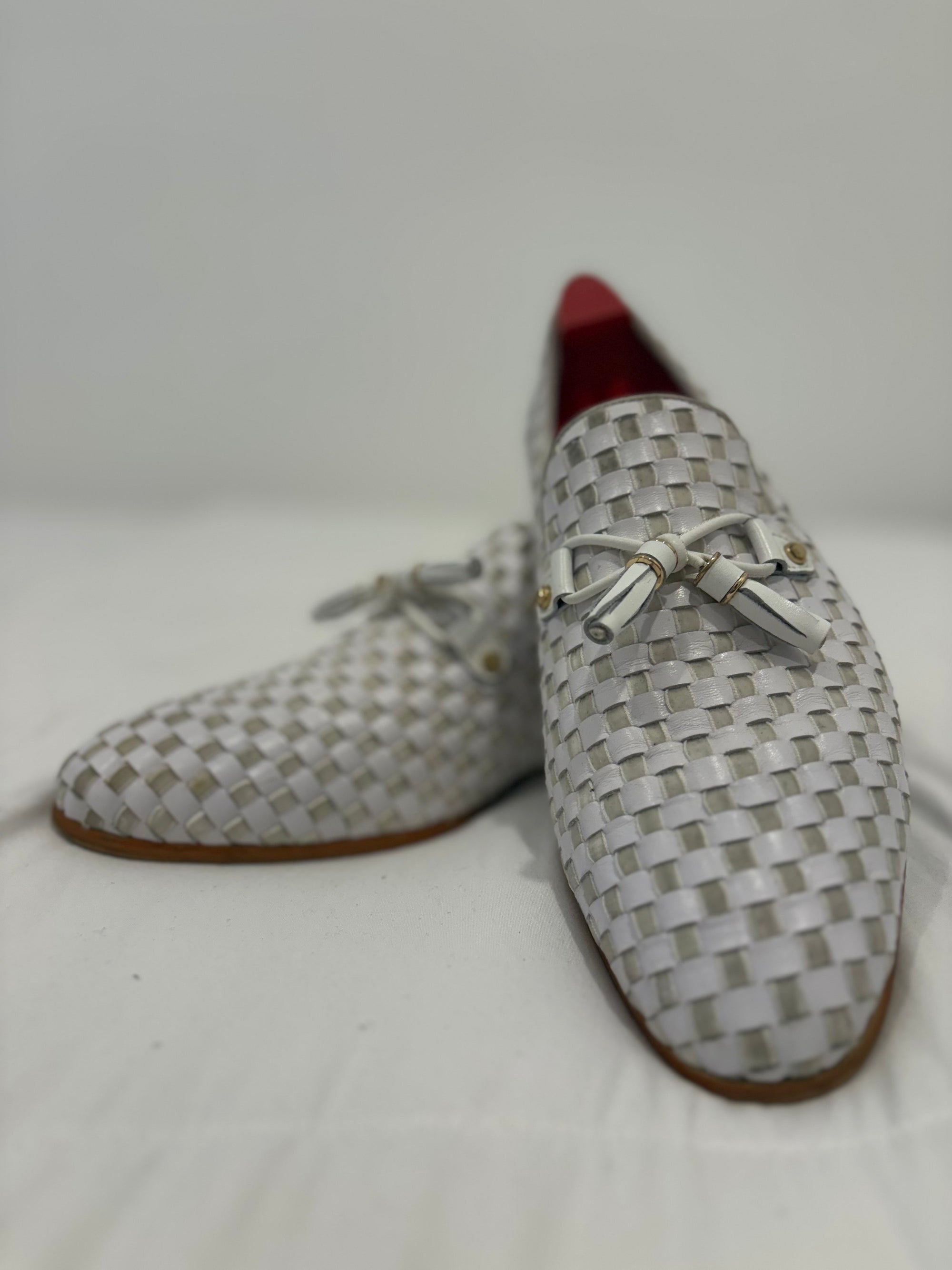 White Tassel Loafer - Grey Walk