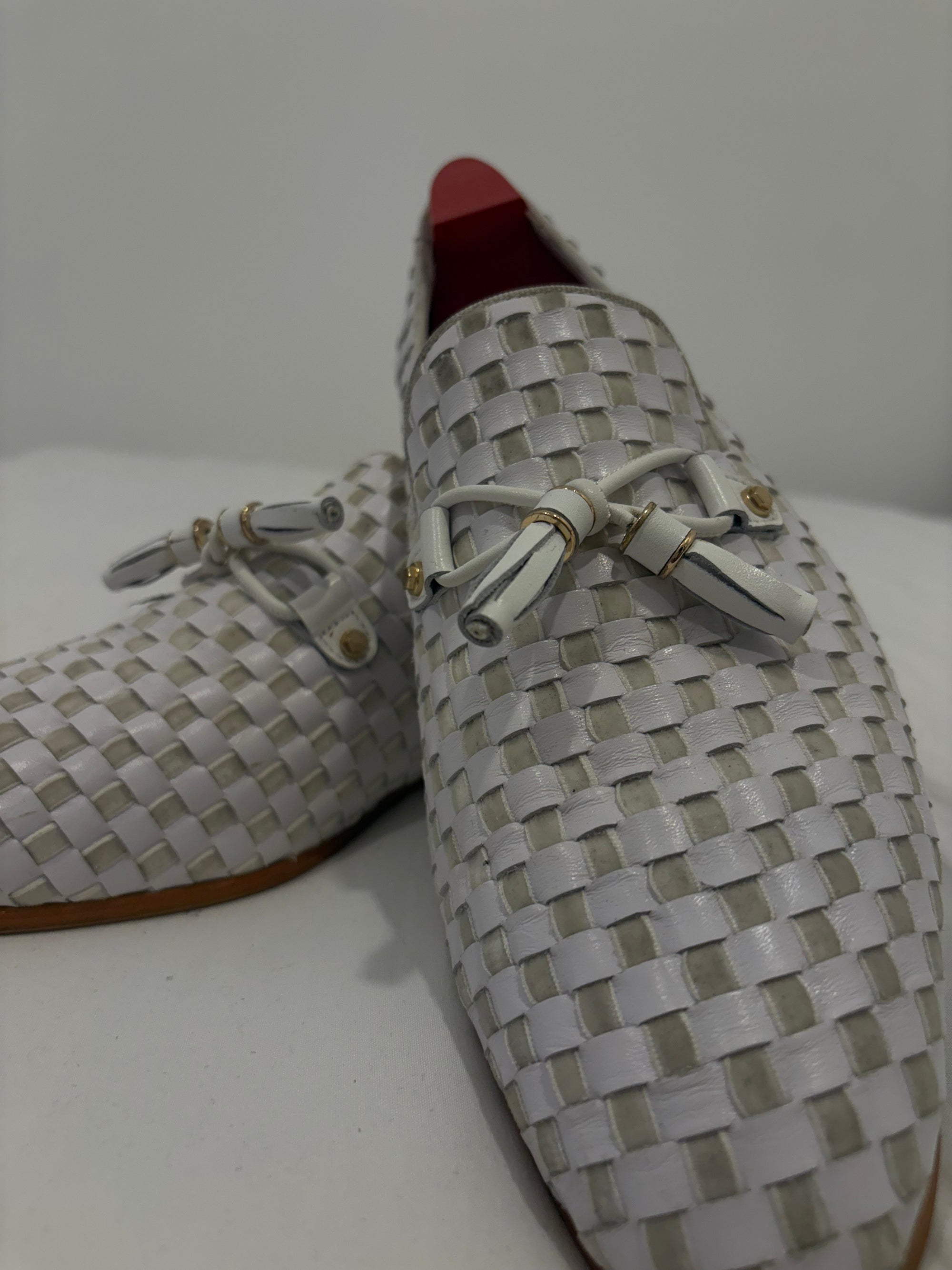 White Tassel Loafer - Grey Walk