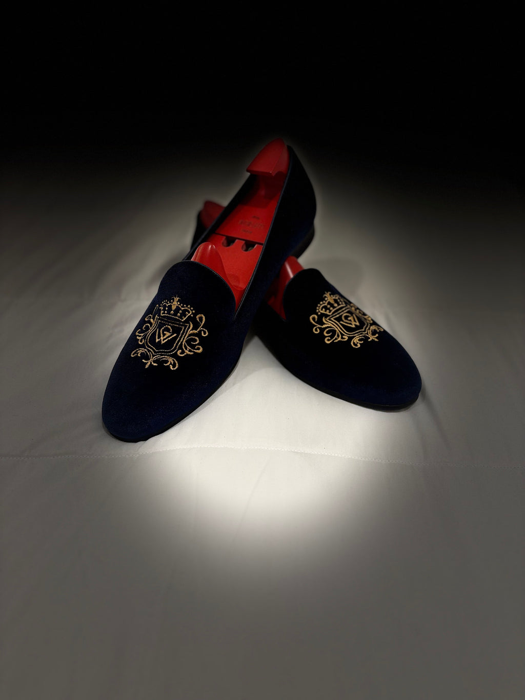 Cornwall Loafer - Navy Blue - Grey Walk