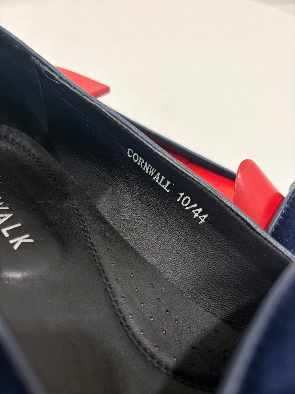 Cornwall Loafer - Navy Blue - Grey Walk