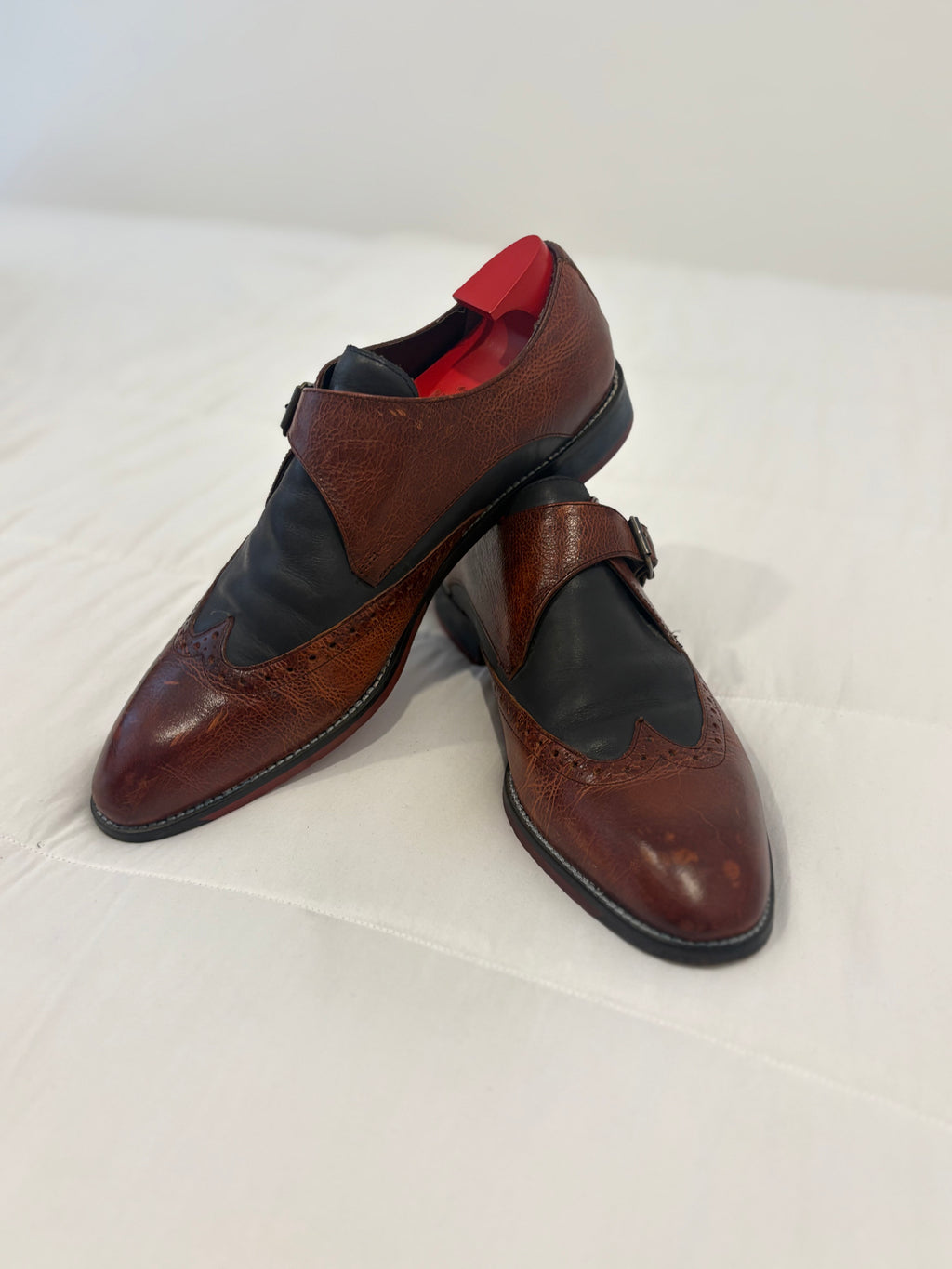 LUXURY ENVOY LONDON SINGLE MONK STRAP