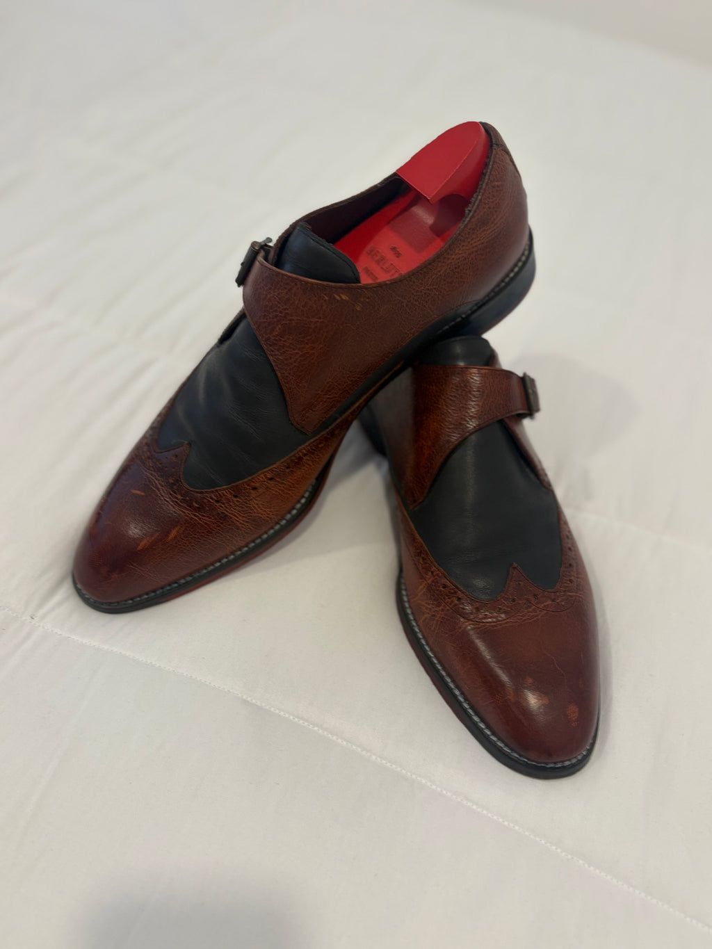LUXURY ENVOY LONDON SINGLE MONK STRAP