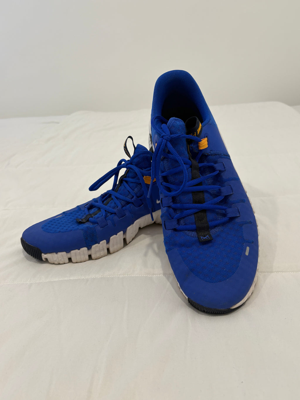 Nike Free Metcon 5 Racer Blue Sundial White DV3949-400 sz 12 Men's Crossfit Gym