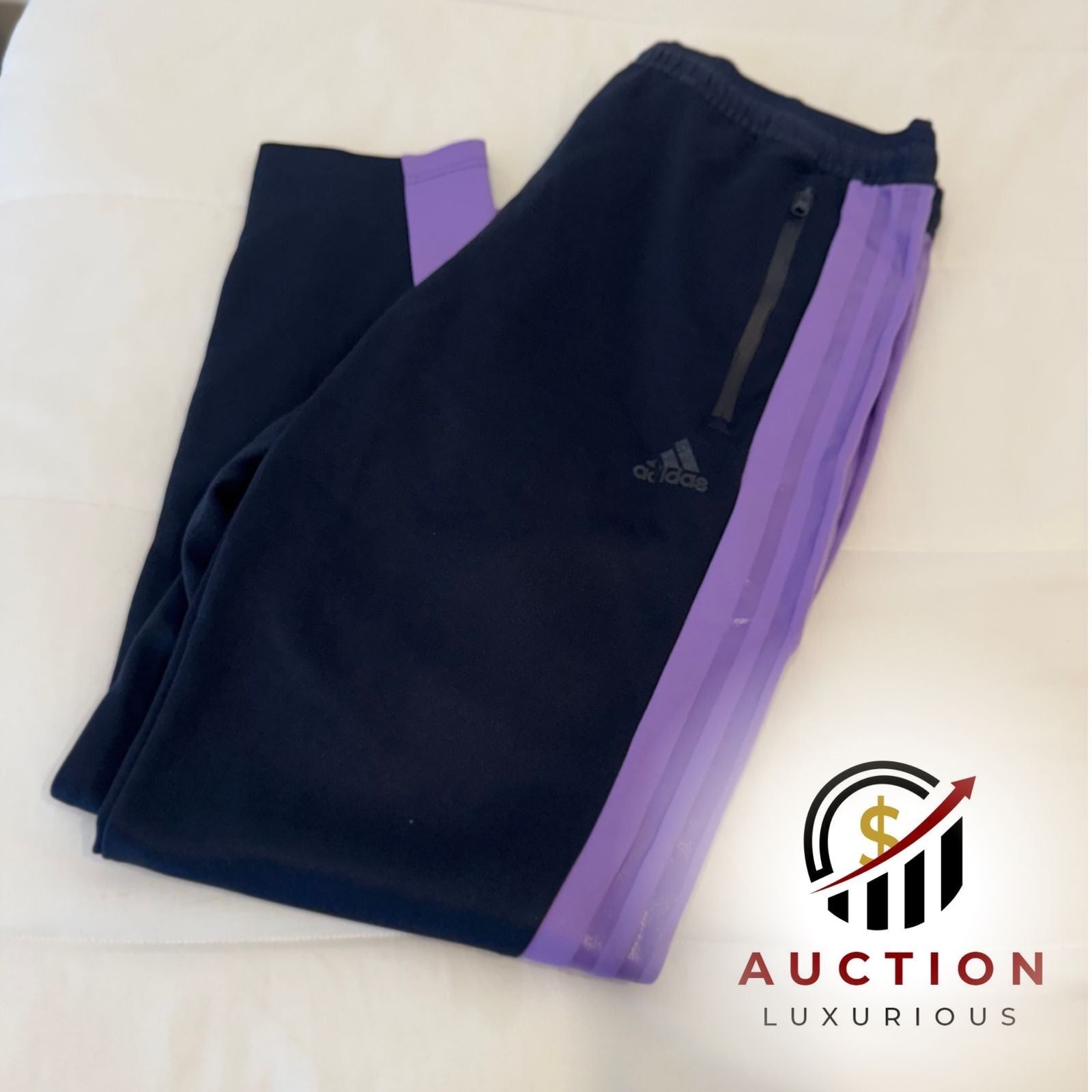 ADIDAS TWO TONED PURPLE TRACK SUIT SET