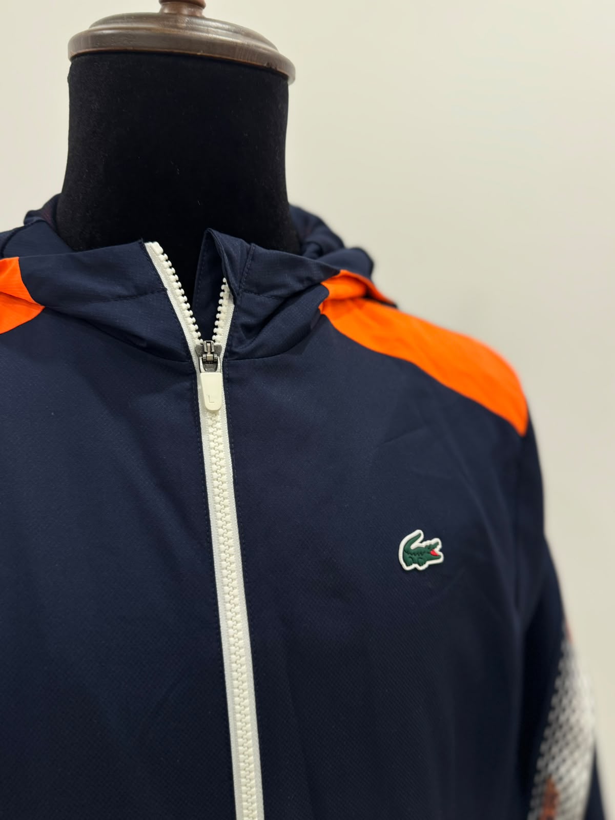 LACOSTE SPORT Men’s Lacoste Tennis Recycled Polyester Hooded Jacket