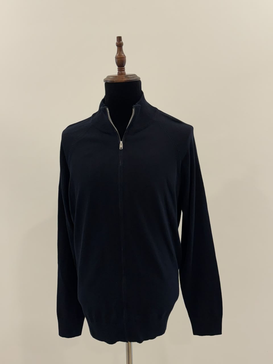MNG FULL ZIP UP HOODIE BLUE