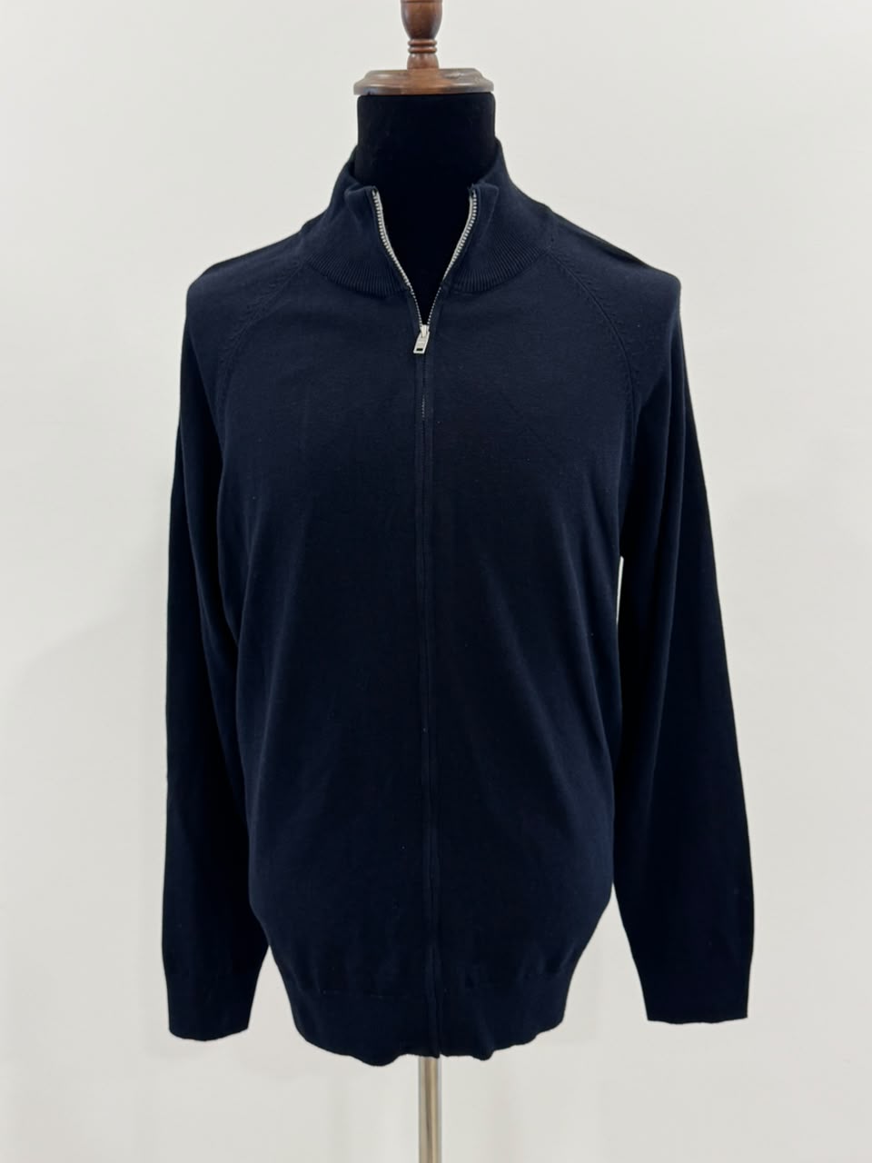MNG FULL ZIP UP HOODIE BLUE