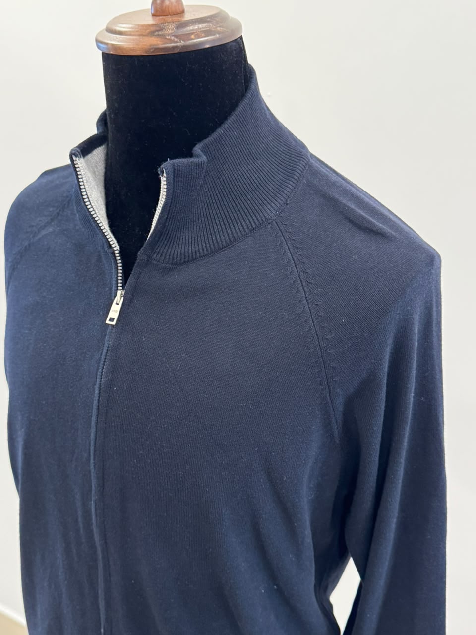 MNG FULL ZIP UP HOODIE BLUE