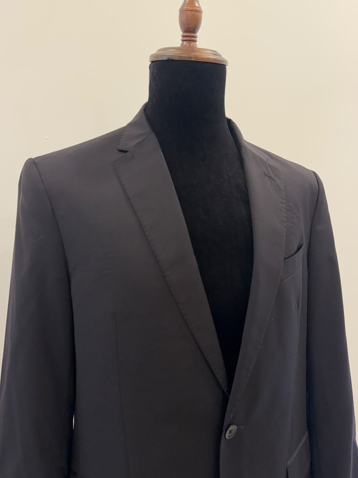 M&S DARK GREYISH BLACK 2 BUTTON BLAZER ONLY