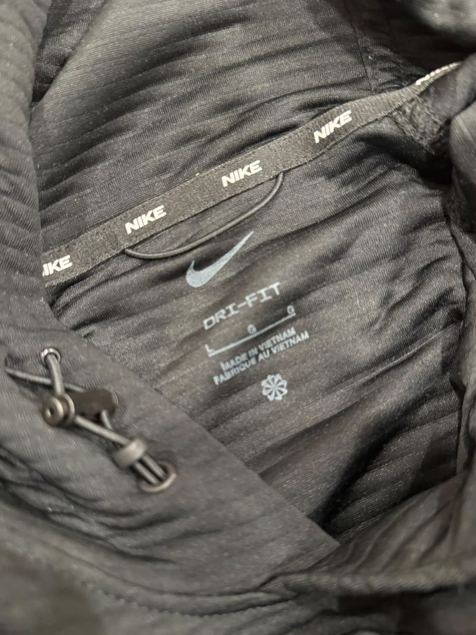NIKE DRY FIT BLACK HOODIE