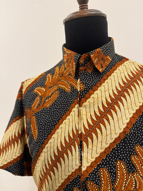 ALAIN DELON SHORT SLEEVE PRINTED SHIRT