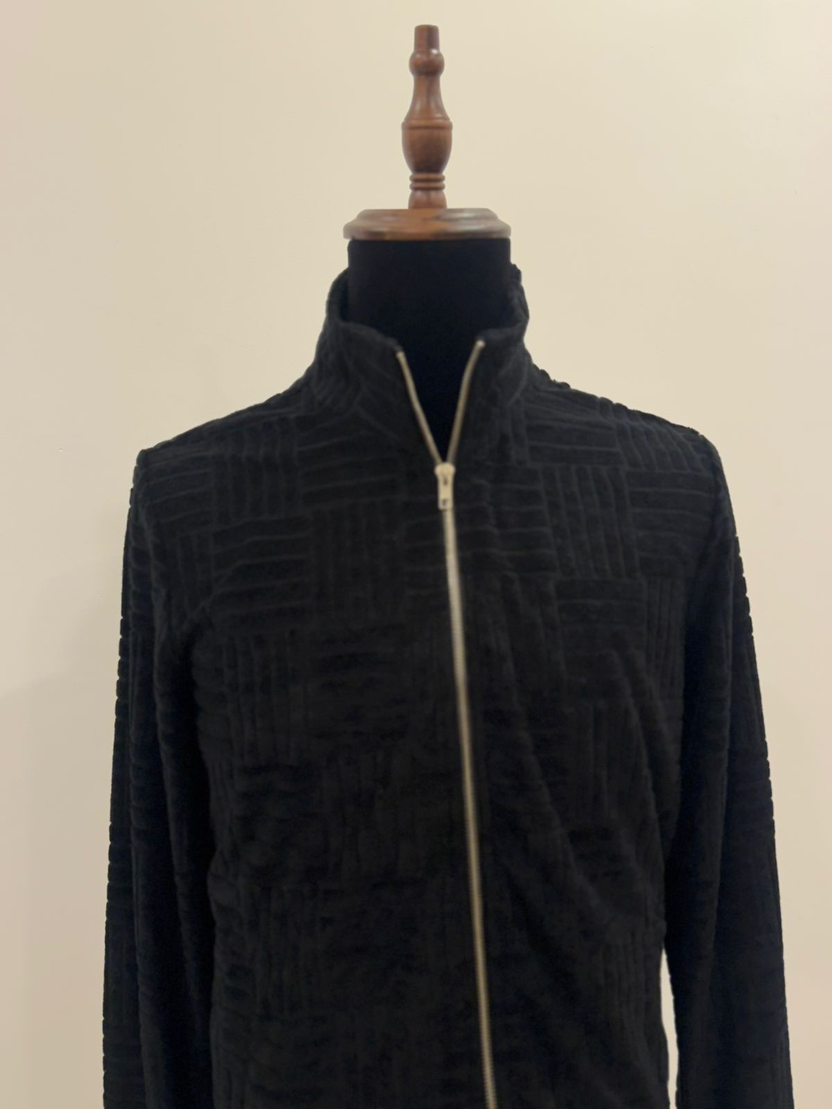 FRILIVIN VELVET FULL ZIP UP JACKET ( PARIS)