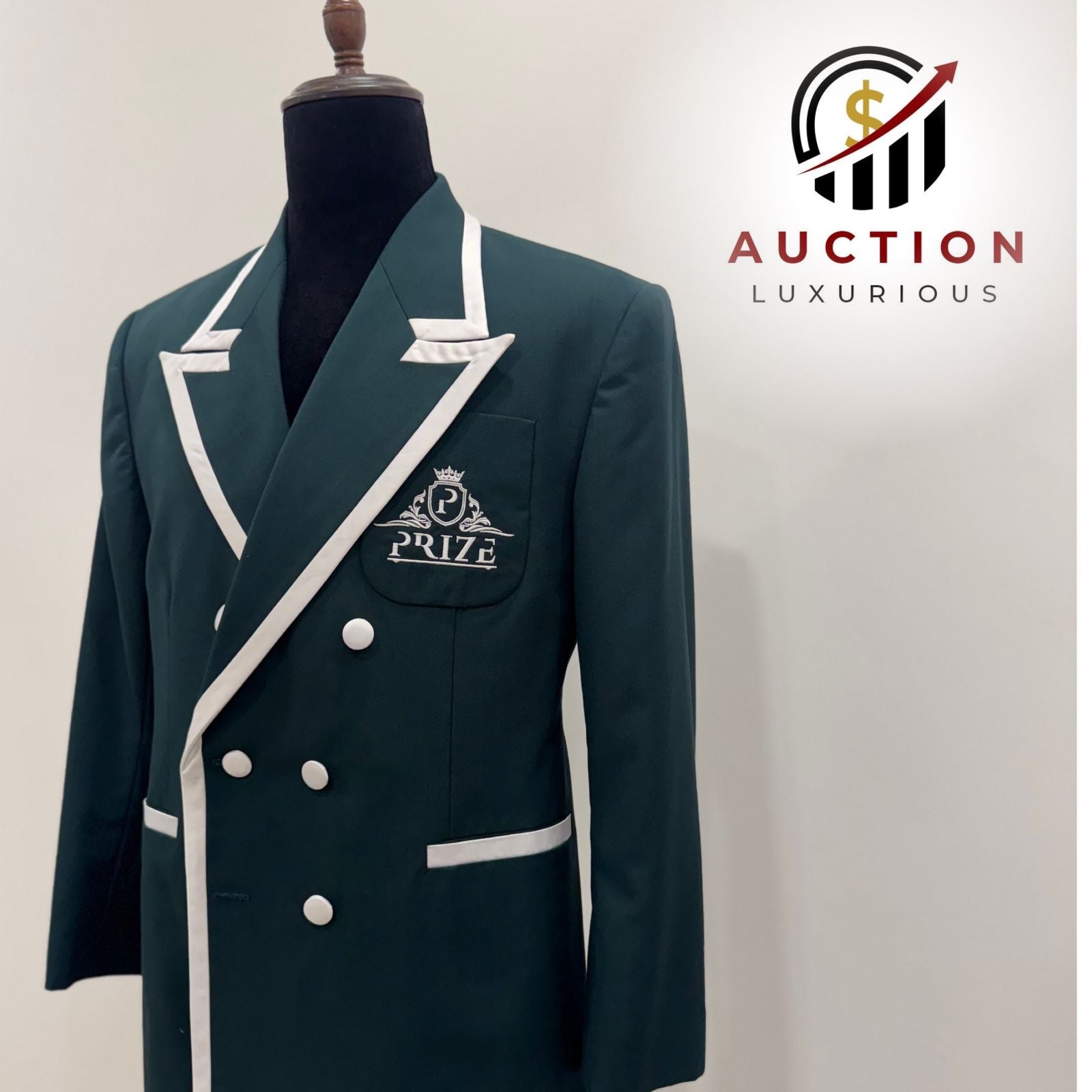 Green Blazer with Pant  - Prize