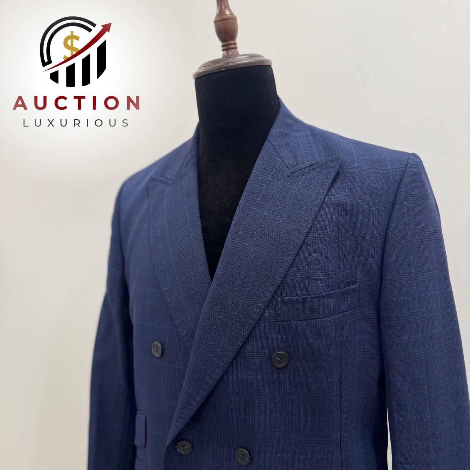 Prize Blue Light Check Blazer with Pant