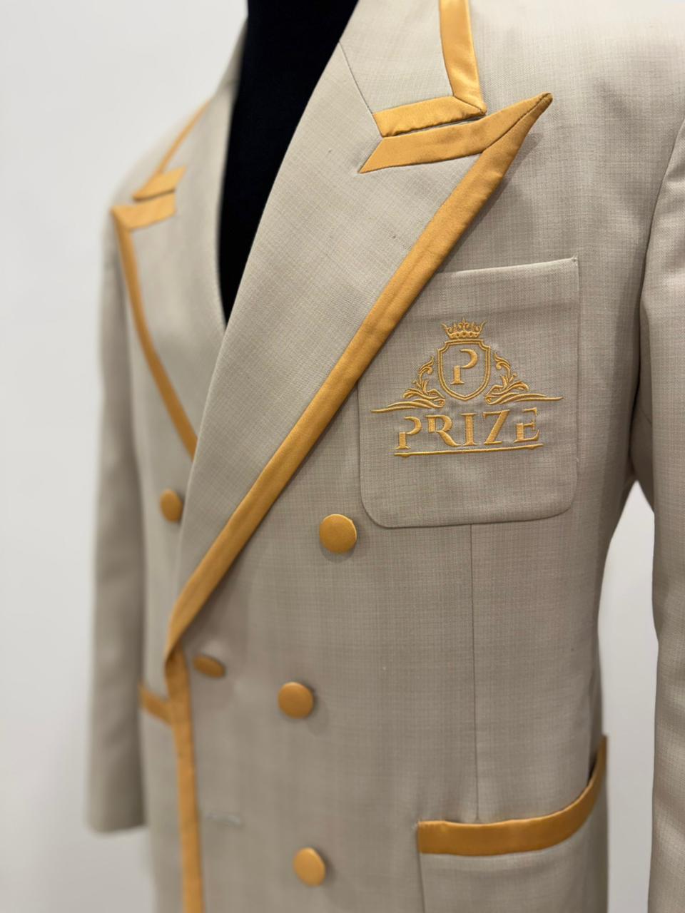 Prize Off White Blazer with Pant