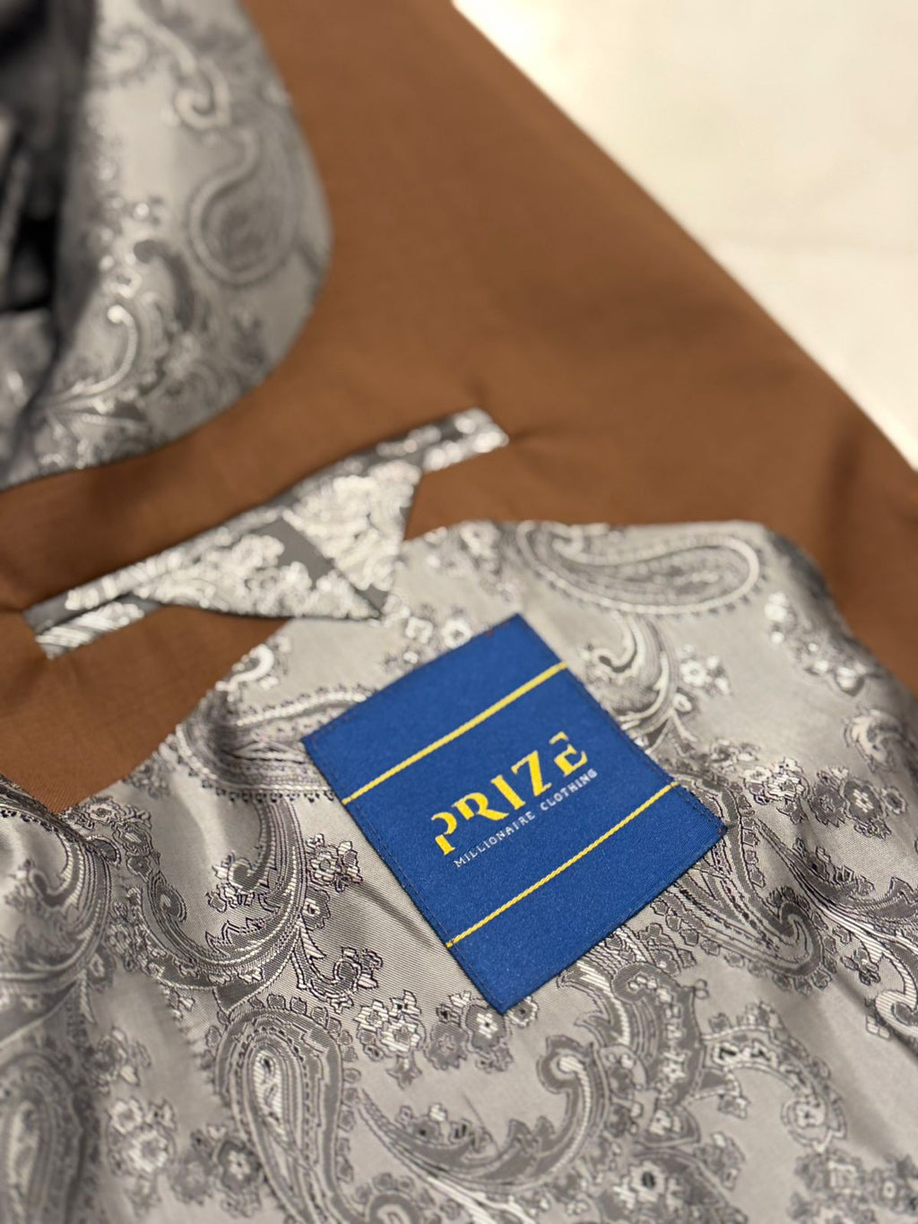 Prize Brown 2 button Blazer With Pant