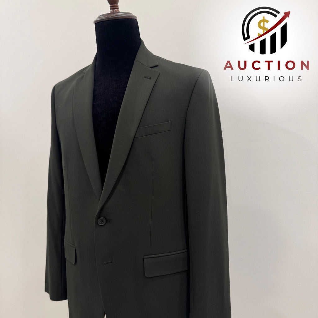 M&S Two Button Green Blazer With Pant