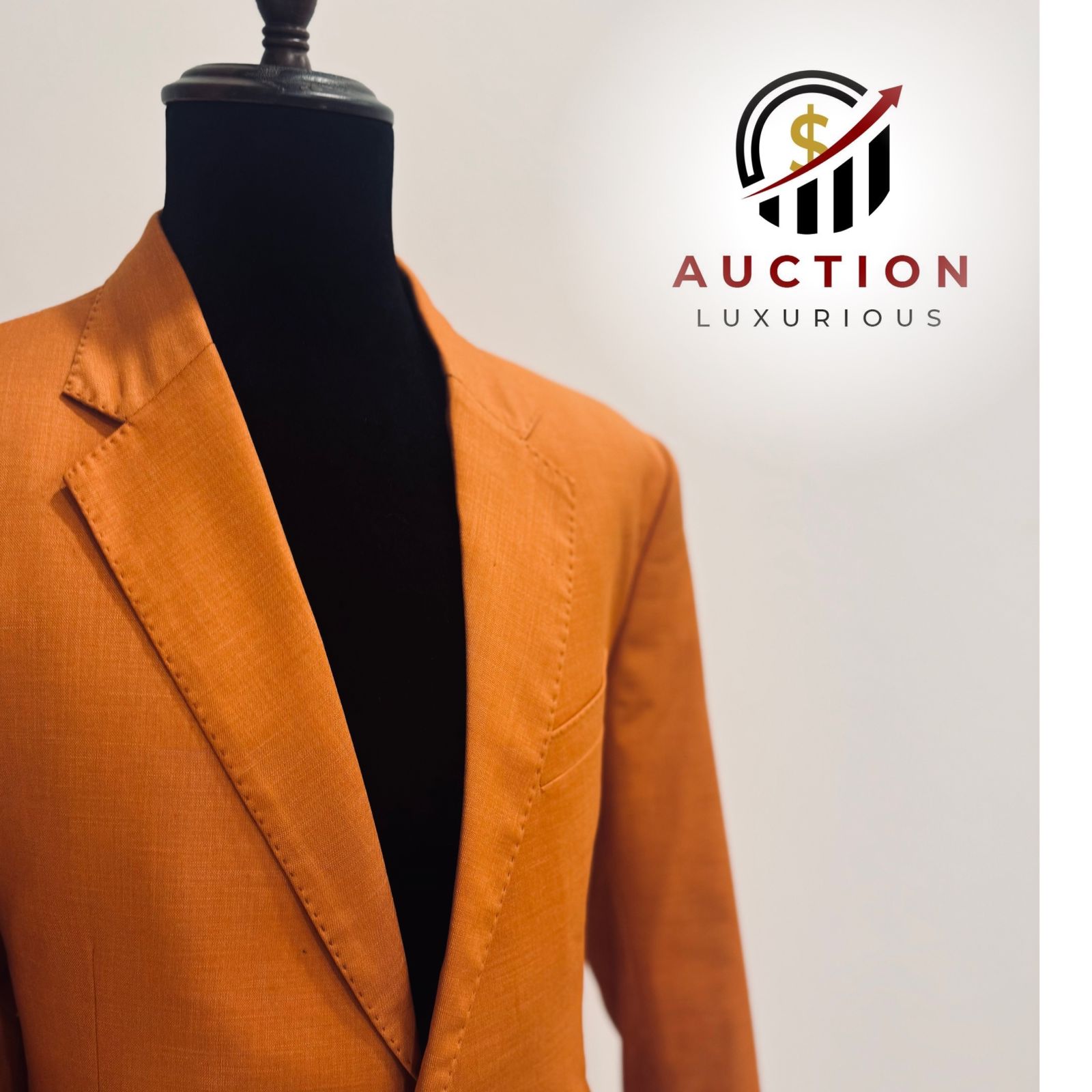 Prize Orange 2 Button Blazer