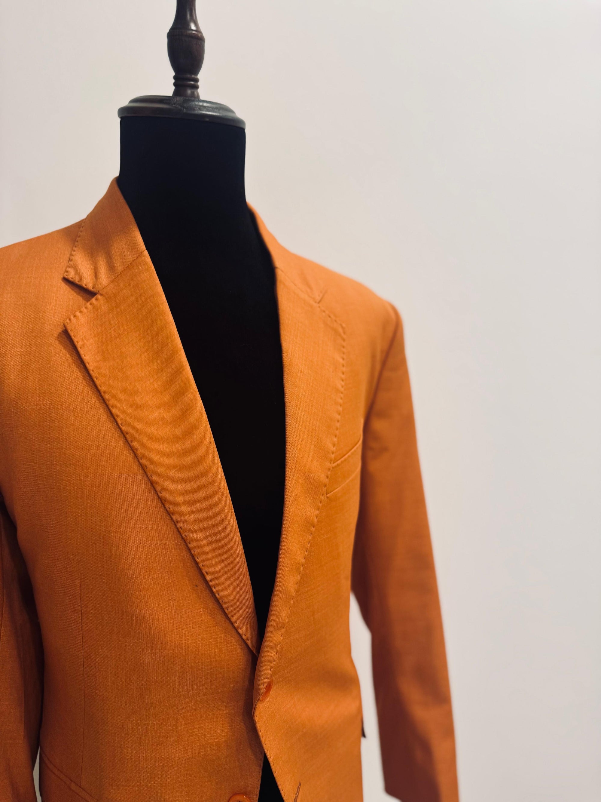 Prize Orange 2 Button Blazer