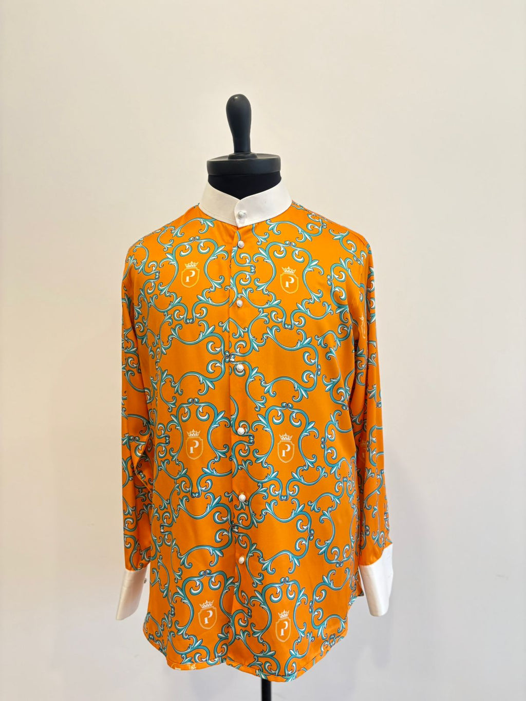 Prize Bishop Collar Orange Shirt