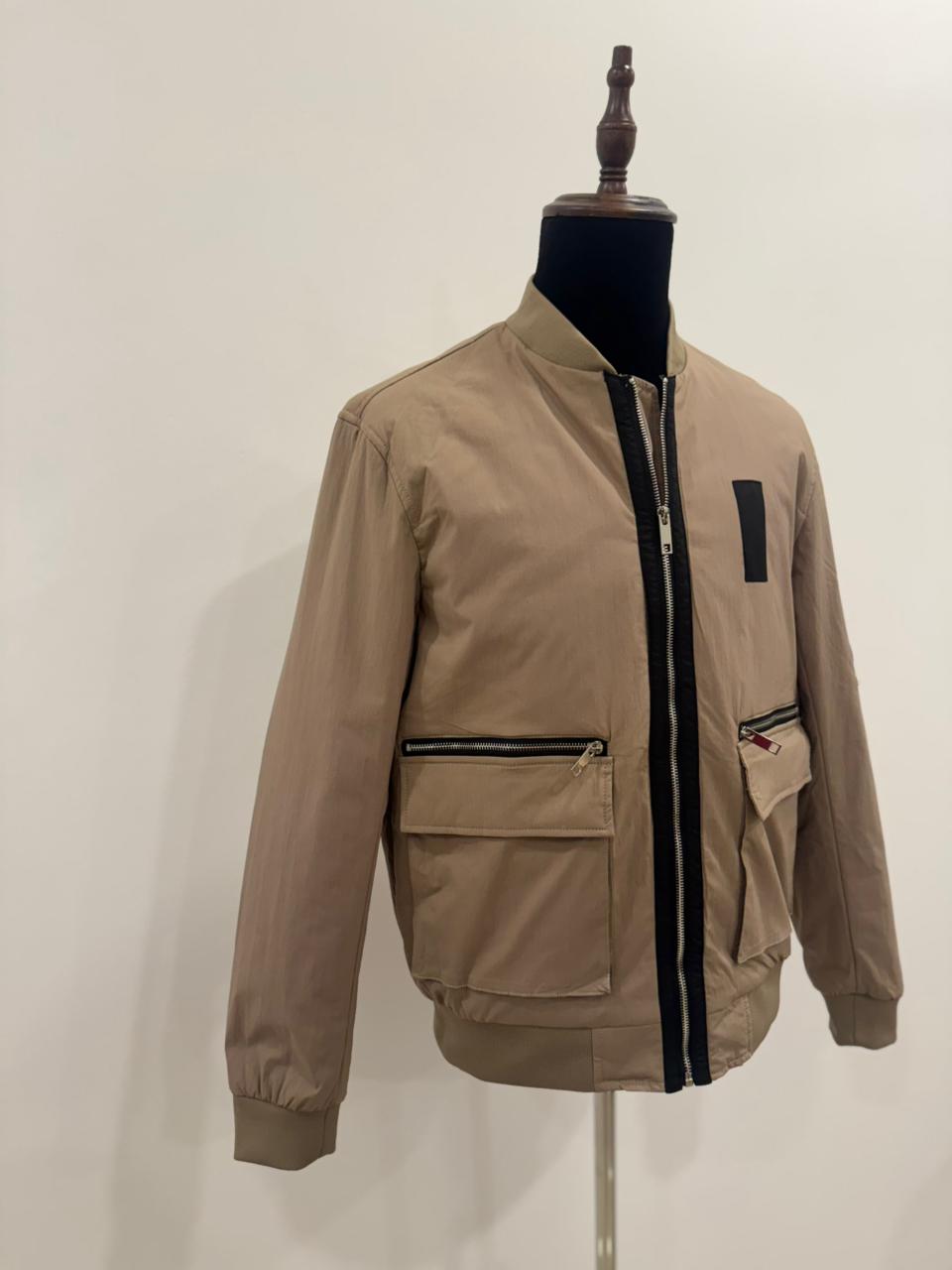 BEIGE - FRILIVIN STYLE BOMBERS