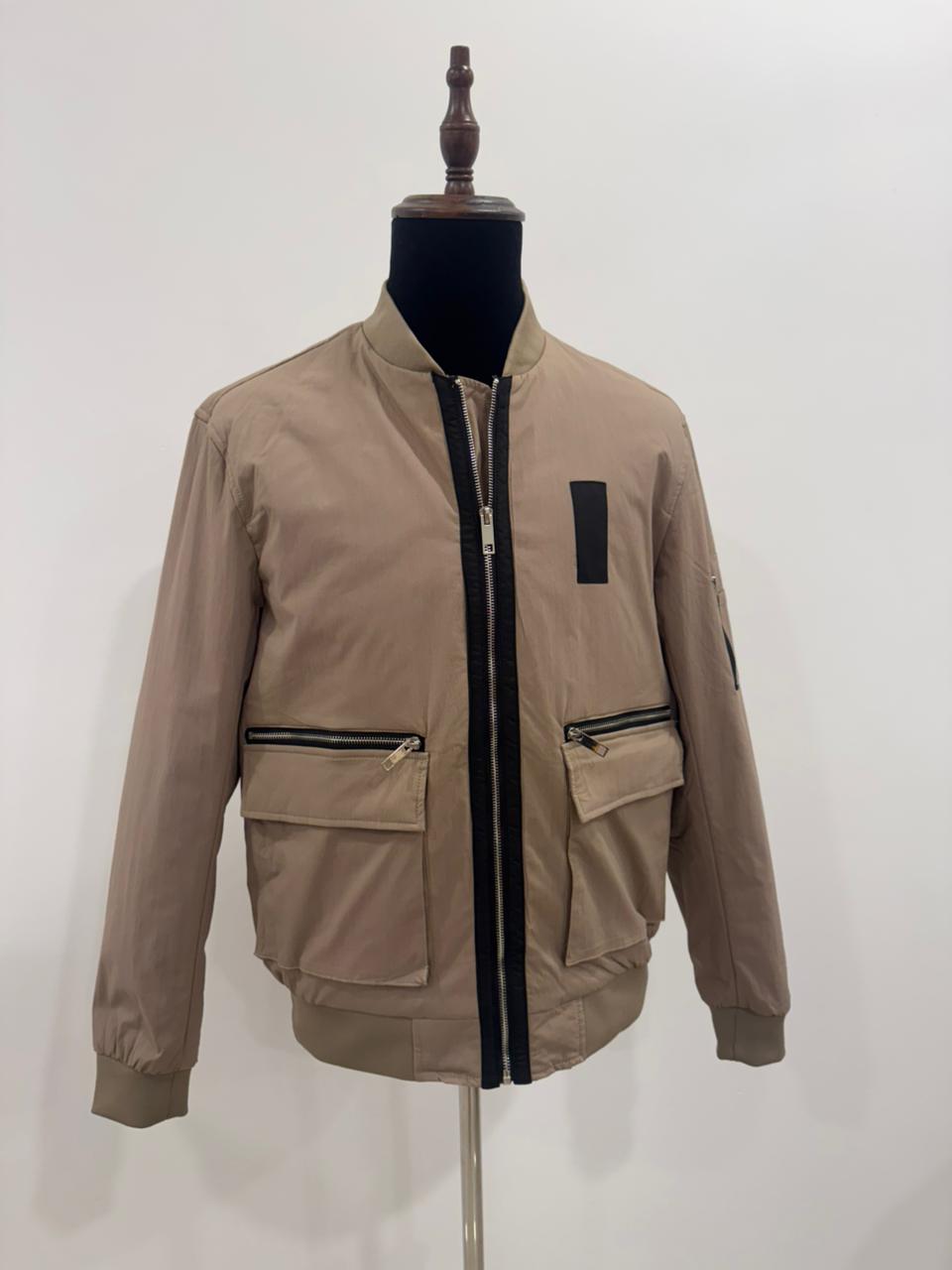 BEIGE - FRILIVIN STYLE BOMBERS