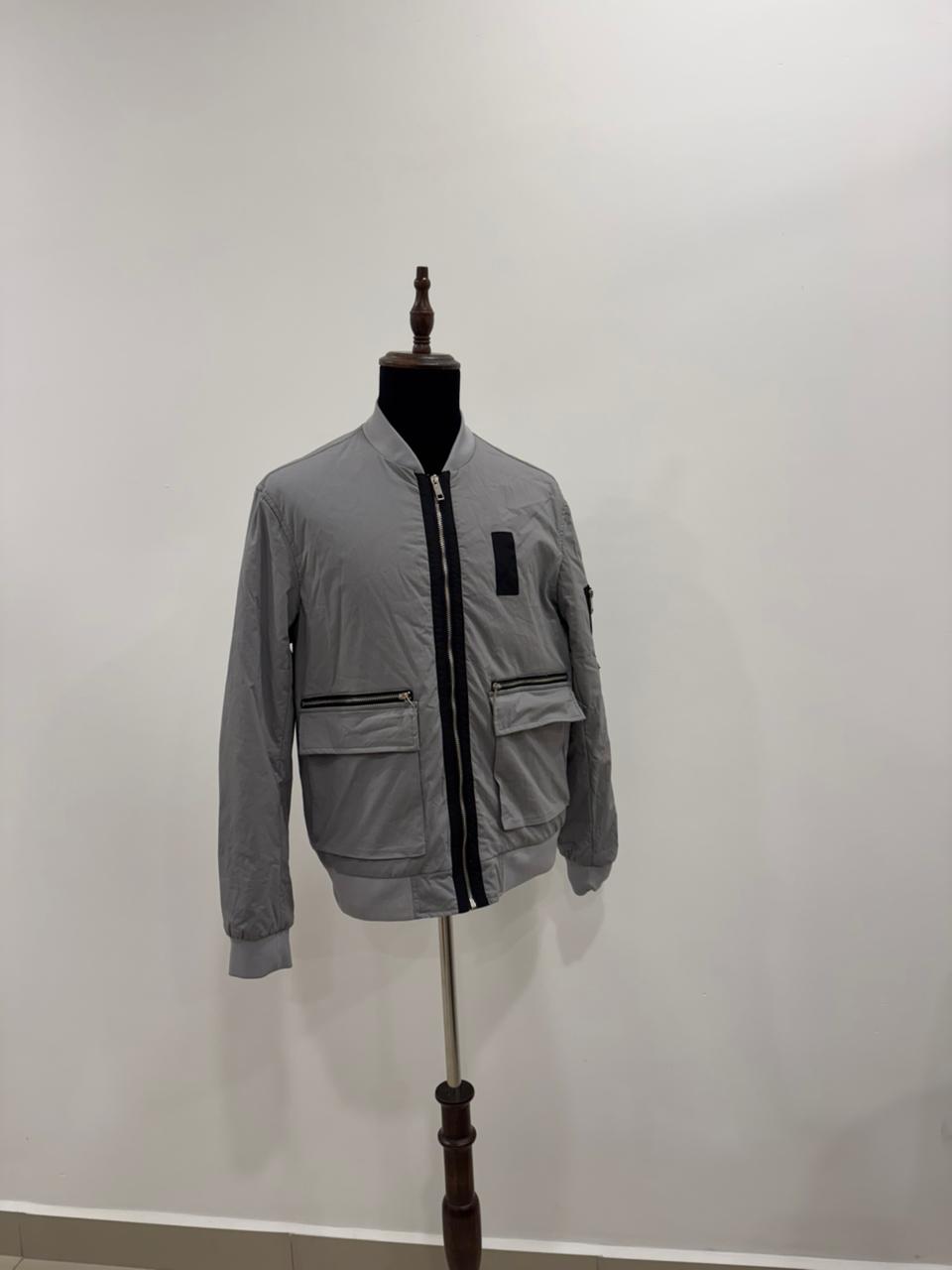 GREY - FRILIVIN STYLE BOMBERS