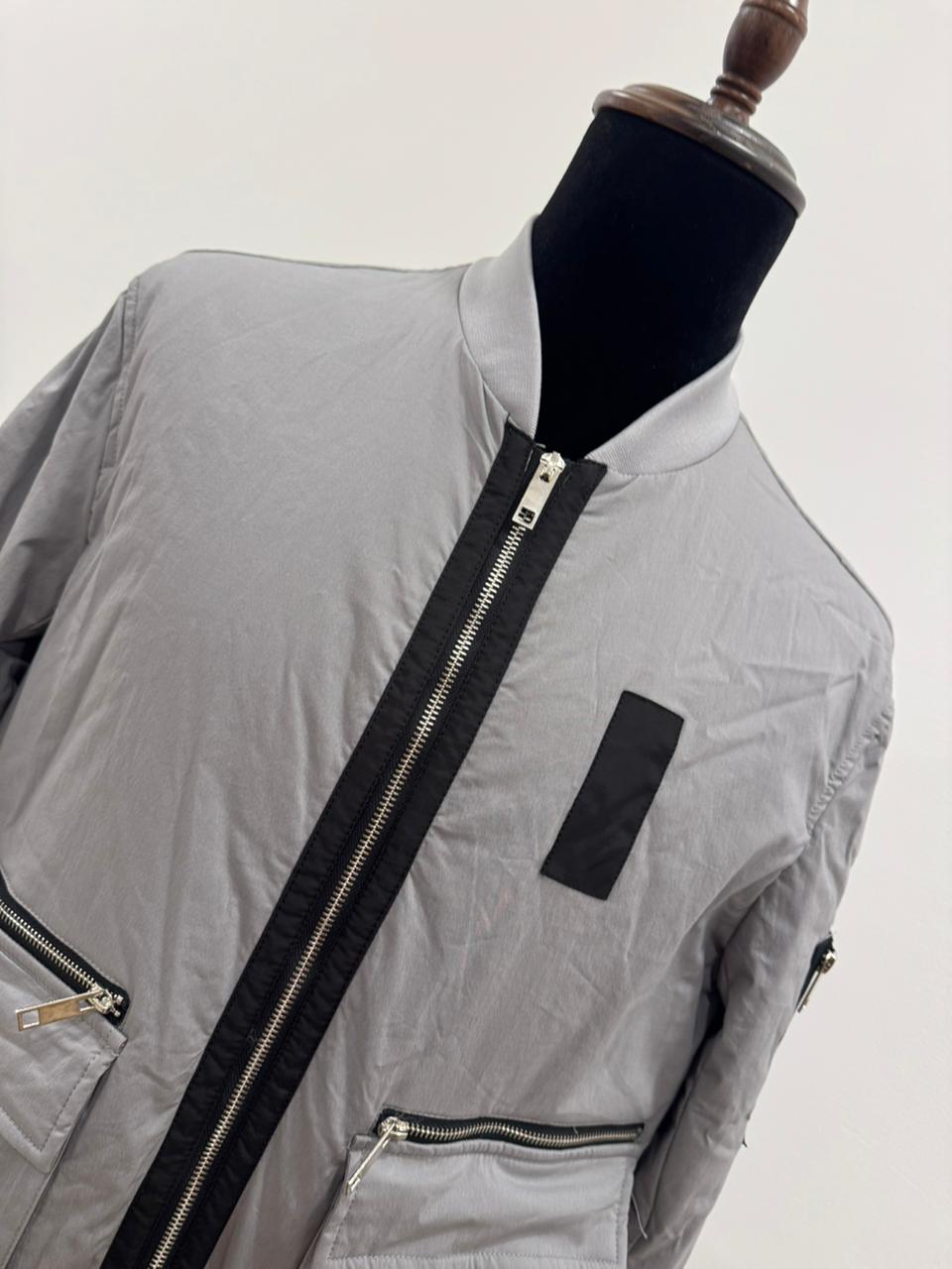 GREY - FRILIVIN STYLE BOMBERS