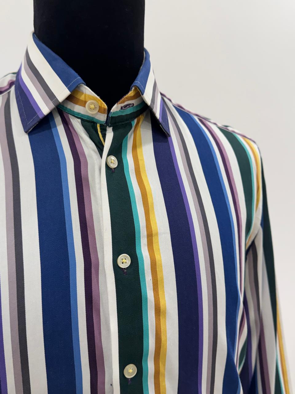 HAWES & CURTIS MULTI STRIPE PICCADILLY