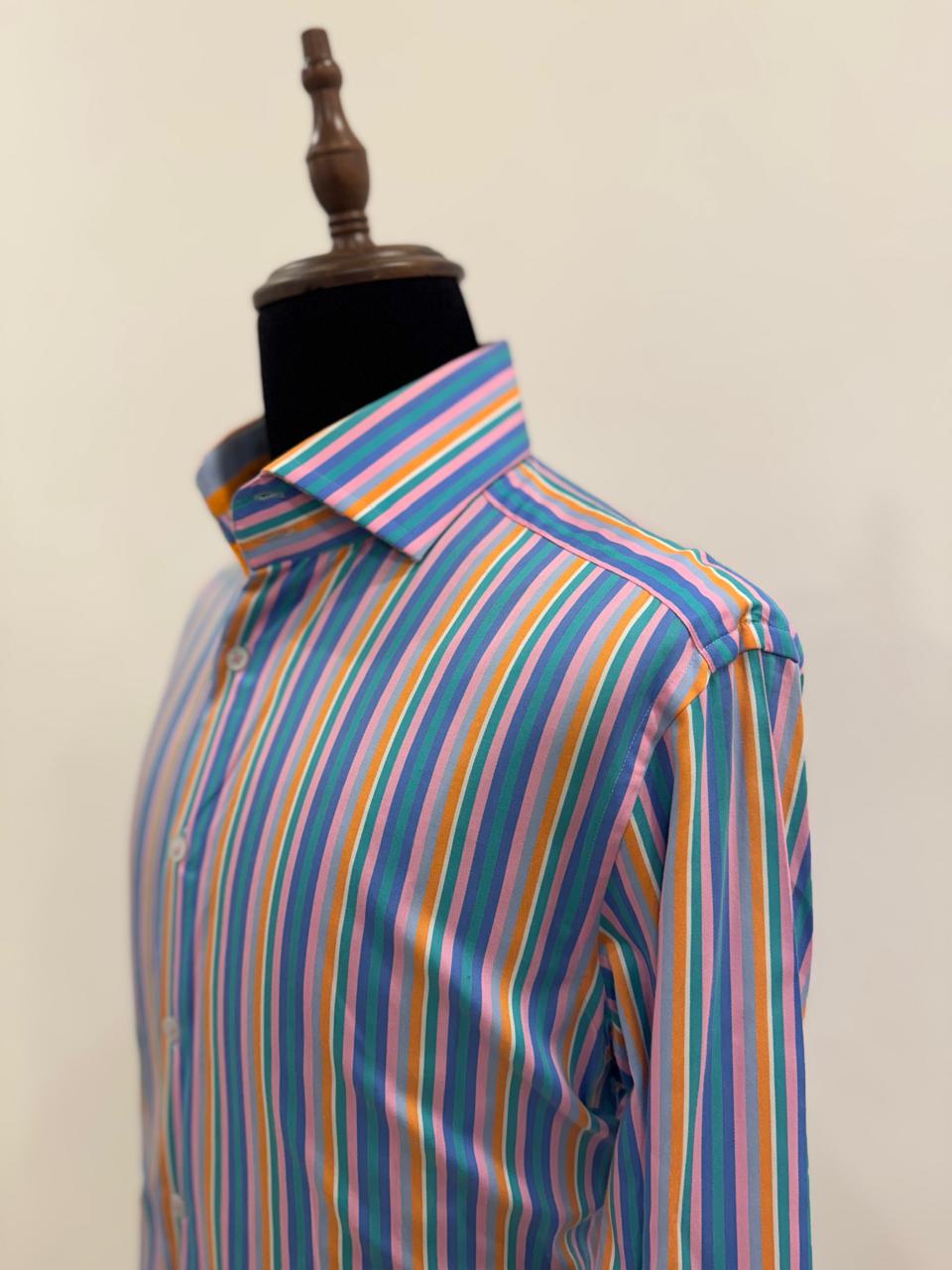 HAWES & CURTIS YORK MULTISTRIPE