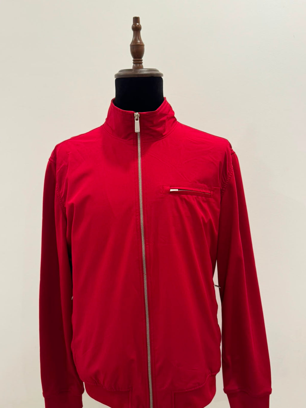 ZARA Red Windcheater Jacket size S Mens Full Zip Casual Outdoors Outerwear