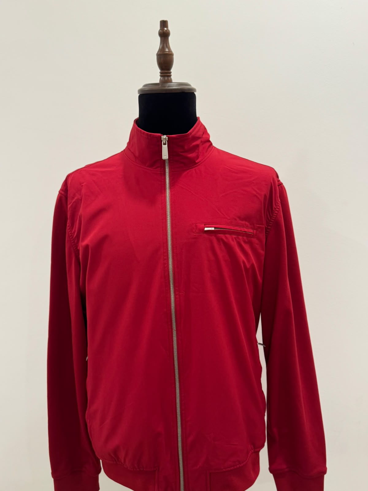 ZARA Red Windcheater Jacket size S Mens Full Zip Casual Outdoors Outerwear