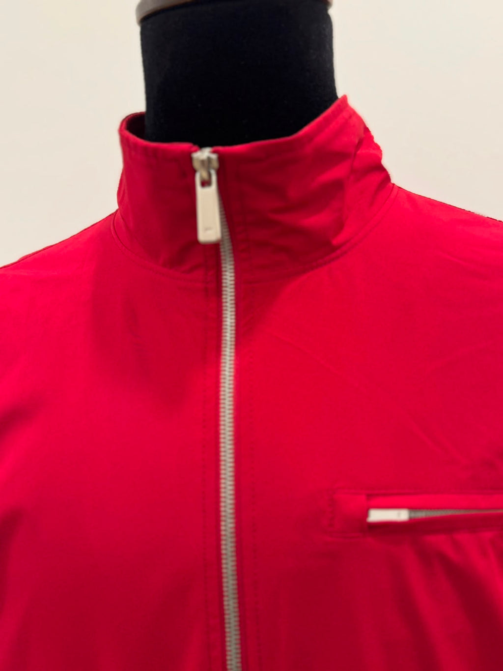 ZARA Red Windcheater Jacket size S Mens Full Zip Casual Outdoors Outerwear