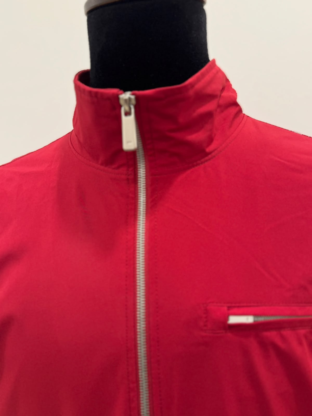 ZARA Red Windcheater Jacket size S Mens Full Zip Casual Outdoors Outerwear