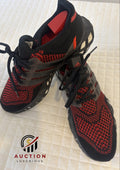 Adidas UltraBoost Web DNA in the Black Vivid Red Colorway