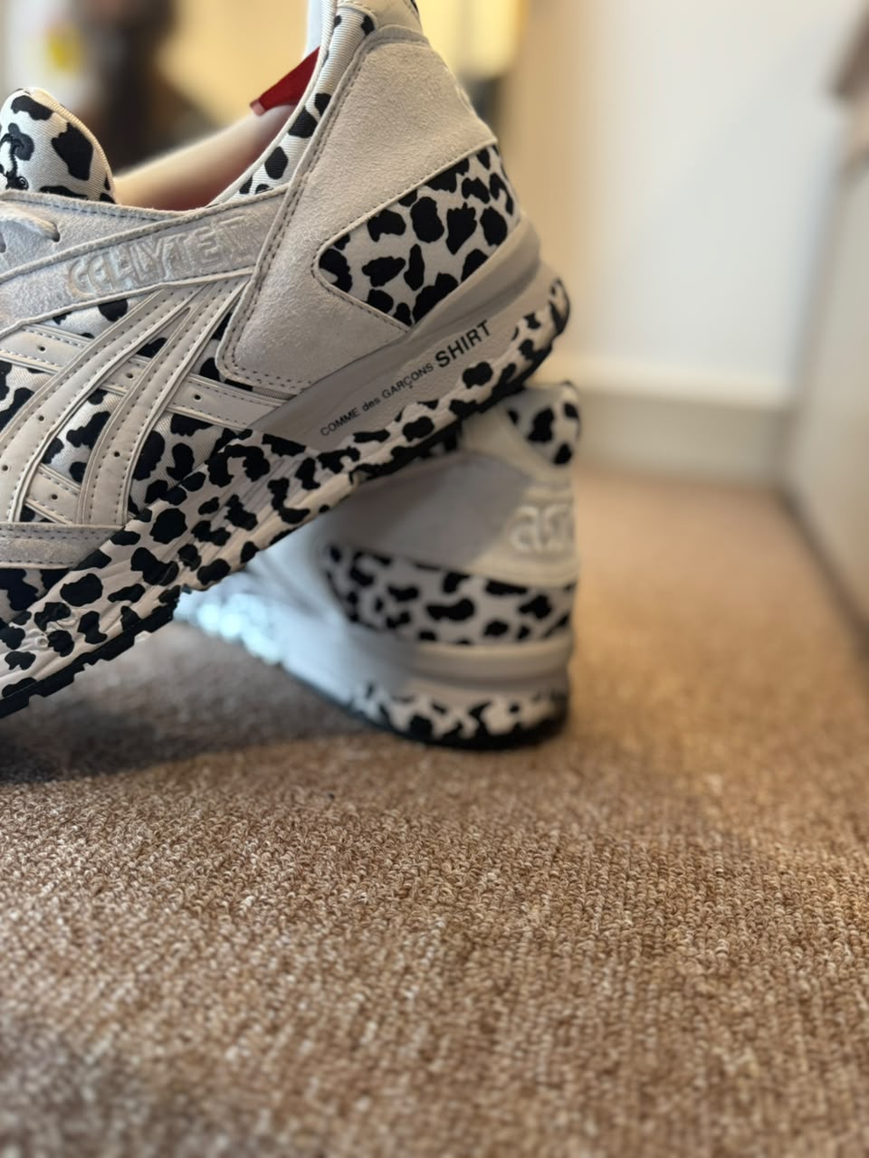 ASICS Gel-Lyte V Comme des Garcons Shirt Leopard White