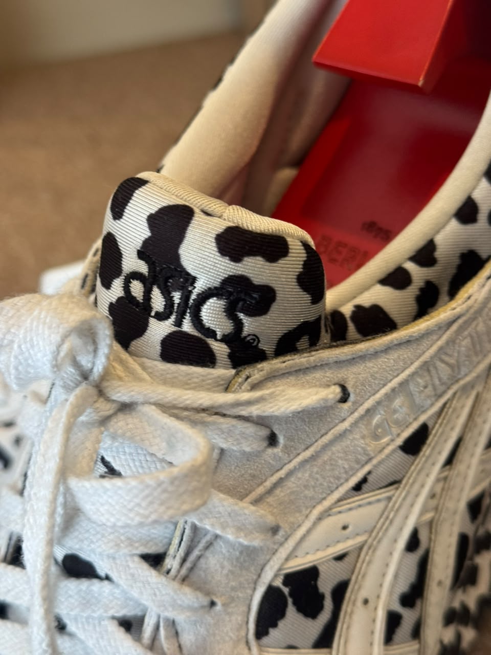 ASICS Gel-Lyte V Comme des Garcons Shirt Leopard White