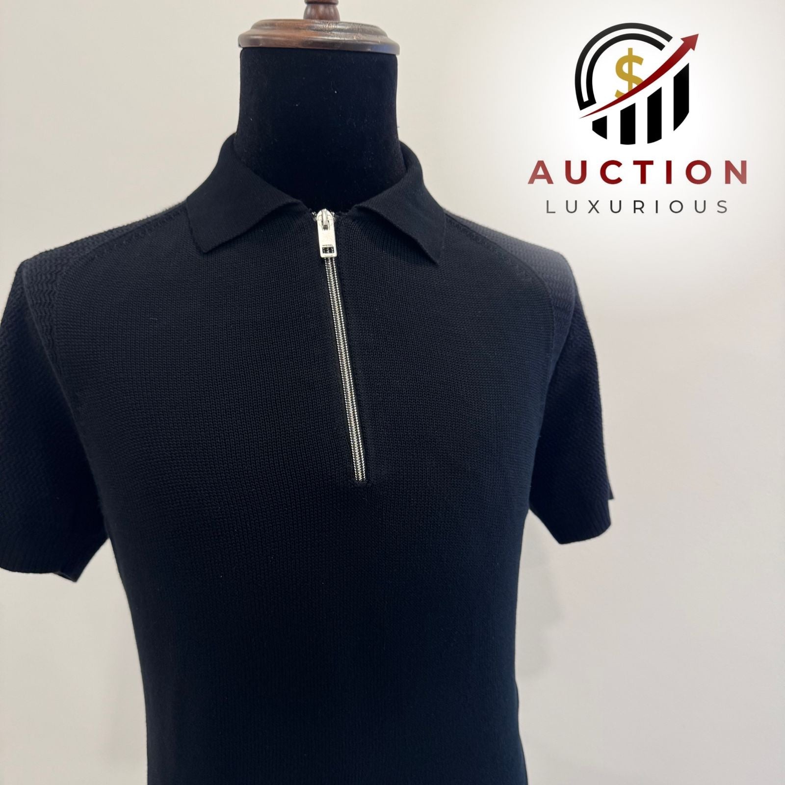 Diesel Half Zip Polo T Shirt Worn At IYC 2024