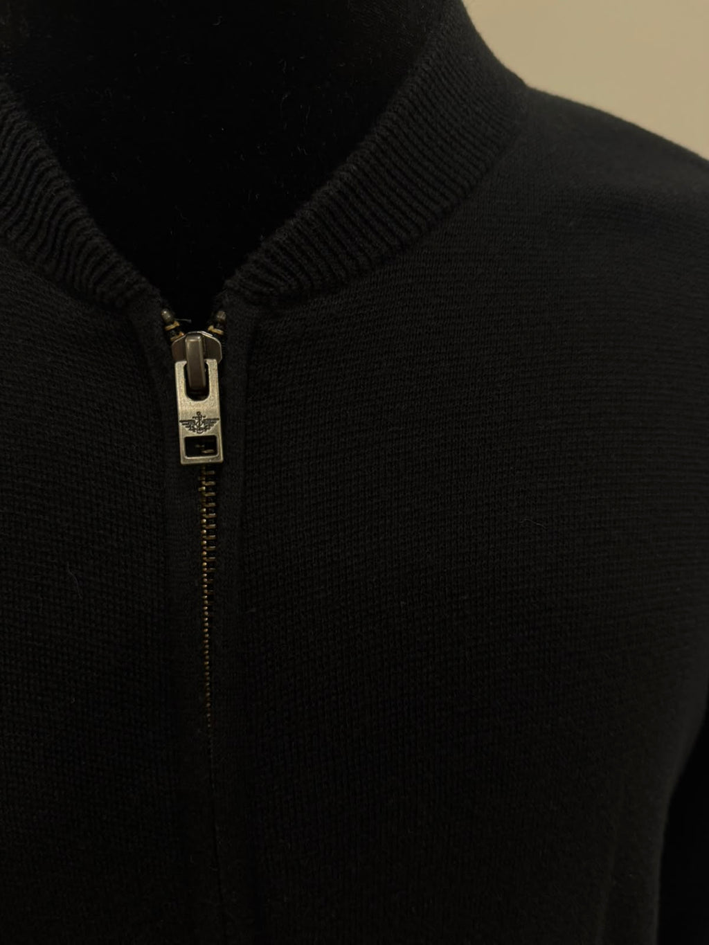 DOCKERS FULL ZIP BLACK COTTON JACKET