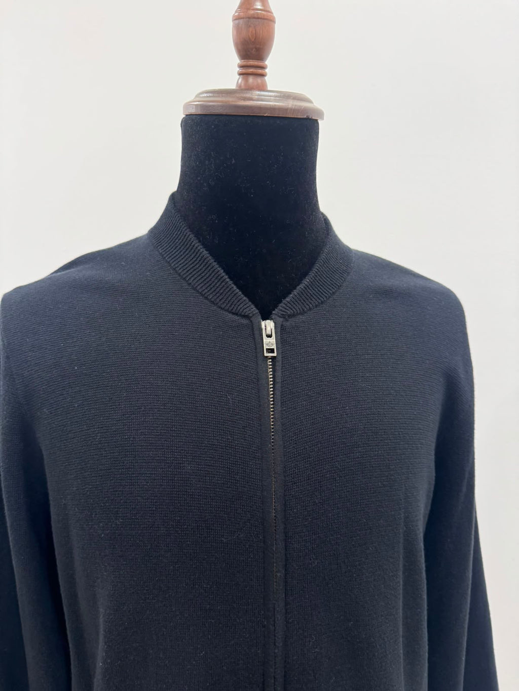 DOCKERS FULL ZIP BLACK COTTON JACKET