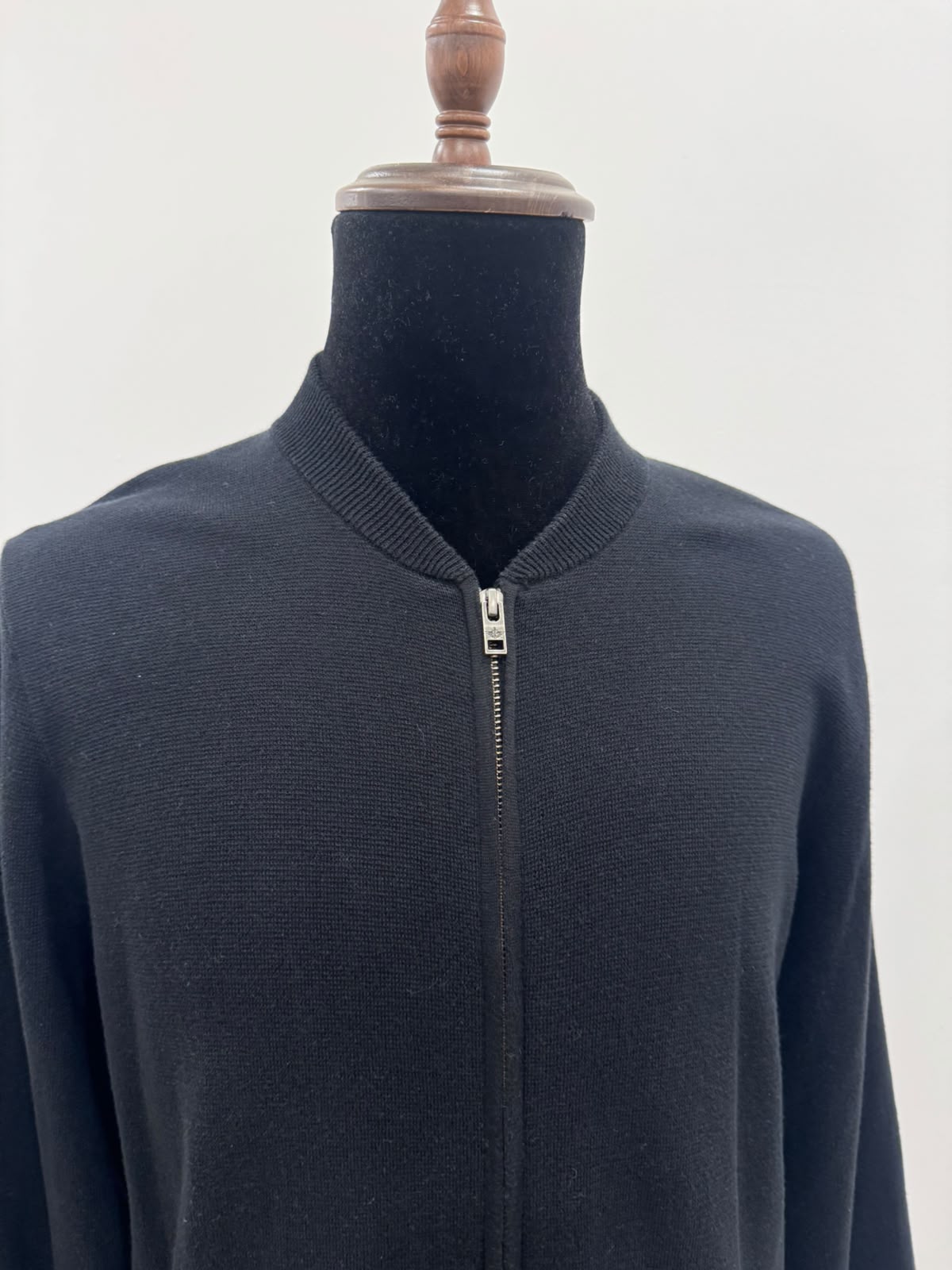 DOCKERS FULL ZIP BLACK COTTON JACKET