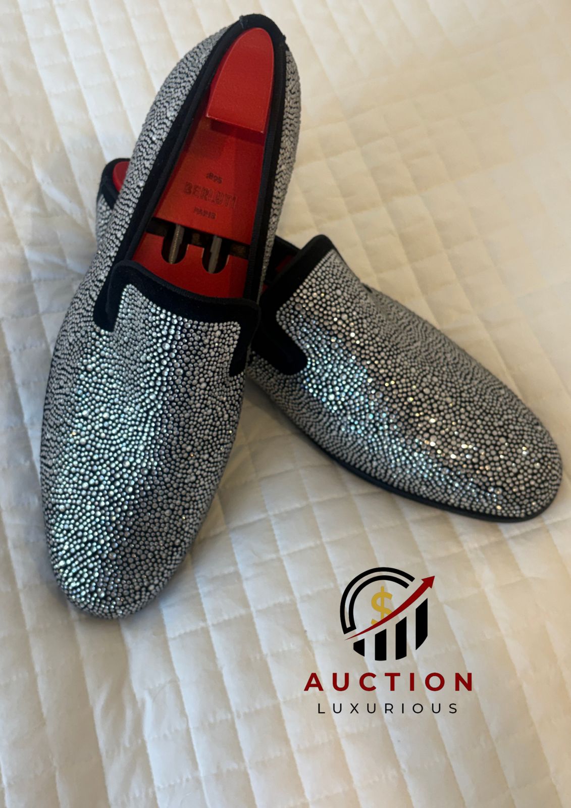 Grey Walk Hand Made Silver Stone loafer